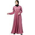 Umbrella abaya with matching belt- Puce Pink Umbrella abaya with matching belt- Puce Pink